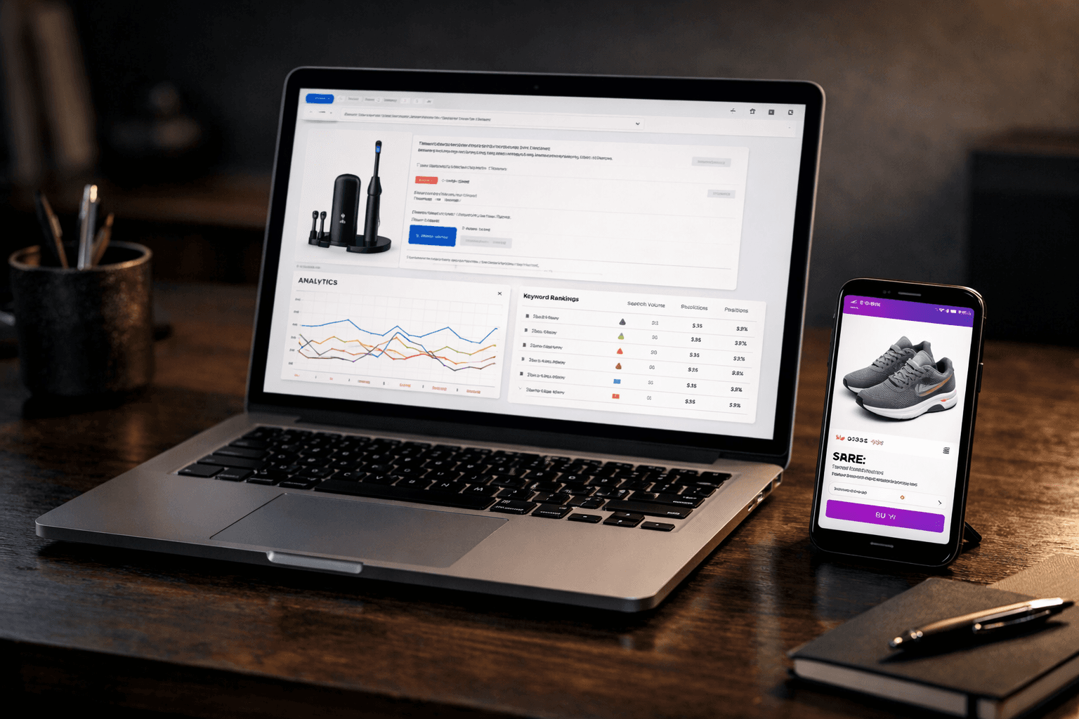 AI для SEO карточек Ozon и WB: подбираю ключи и поднимаю в поиске