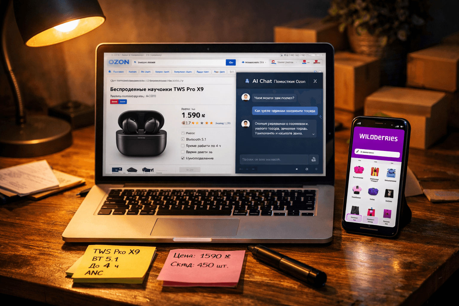 ChatGPT для описания товаров: пишу карточки Ozon и WB за 5 минут