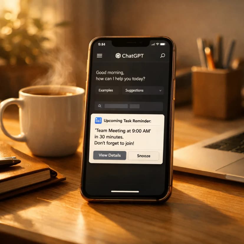 ChatGPT Tasks: первая автоматизация без кода за 5 минут