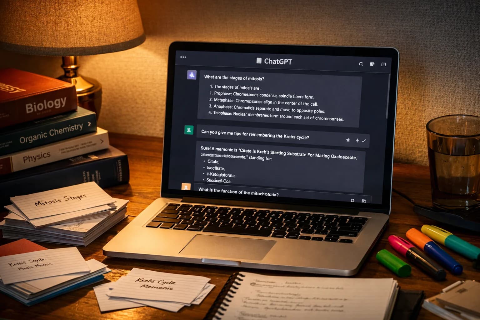 Подготовка к экзамену с AI: конспекты, флеш-карточки и разбор ошибок