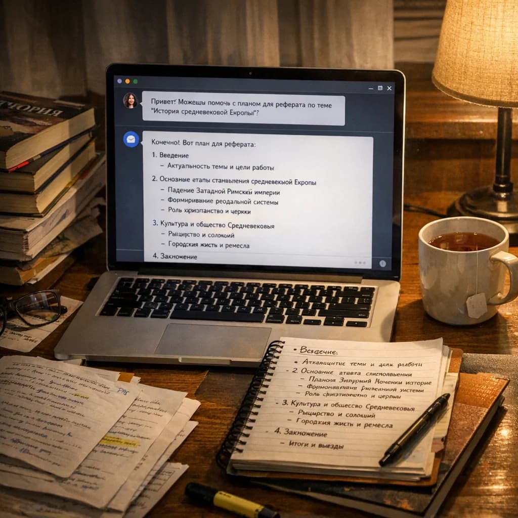 ChatGPT для реферата: как делать правильно (без плагиата и позора)