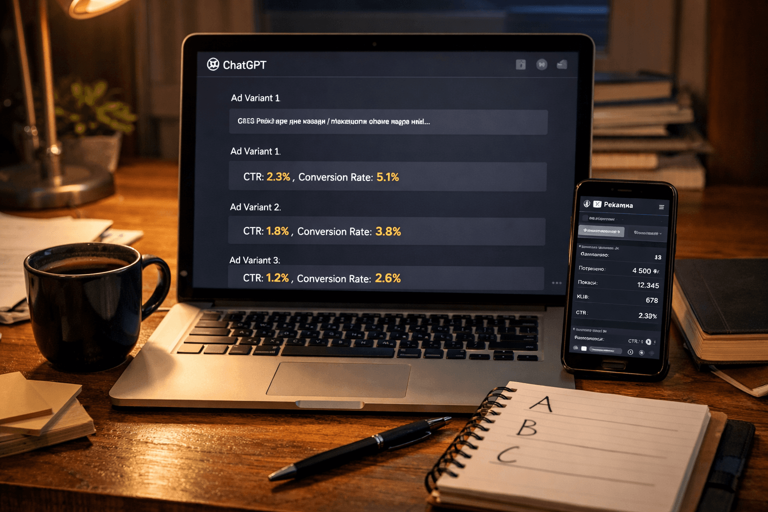 Нейросеть для рекламных текстов: пишу объявления ВКонтакте и Telegram Ads за 5 минут